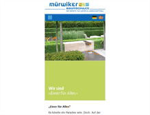 Tablet Screenshot of muerwiker-baumschulen.de